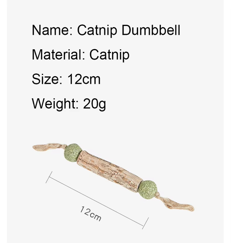 1Pc Cat Cleaning Teeth Pure Natural Catnip Cat Molar Toothpaste Stick Silvervine Actinidia Fruit Matatabi Cat Snack Stick