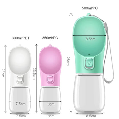 Dog Water Bottles Pet Water Feeder Bottle for Dog Pet Bowls Outdoor Travel Dog Stuff Puppy Drinking Pug Chihuahua Dog Supplies