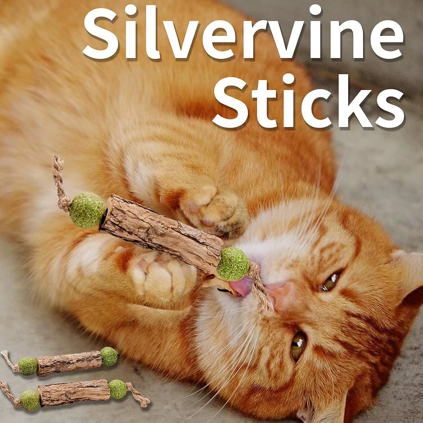 1Pc Cat Cleaning Teeth Pure Natural Catnip Cat Molar Toothpaste Stick Silvervine Actinidia Fruit Matatabi Cat Snack Stick