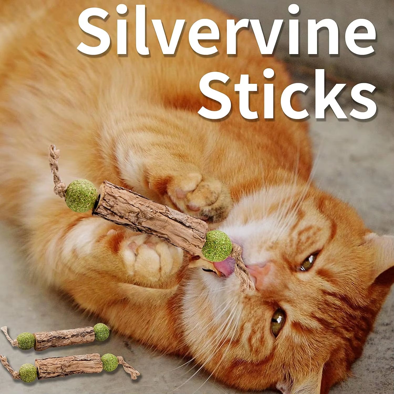 1Pc Cat Cleaning Teeth Pure Natural Catnip Cat Molar Toothpaste Stick Silvervine Actinidia Fruit Matatabi Cat Snack Stick